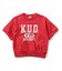 WEB限定  KUDOZ.B ラグランカレッジ半袖スウェット