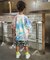 B NEWJACK ビッグシルエットタイダイTシャツ