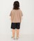 WEB限定  タックハーフパンツ  5分丈
