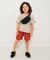 WEB限定  タックハーフパンツ  5分丈