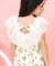 【UVカット】レース・花柄シアーフリルワンピース水着 UVカット
