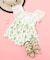 レース・花柄シアーフリルワンピース水着 UVカット