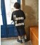 B NEWJACK ワイドフィットハーフパンツ  6分丈