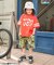 B NEWJACK ワイドフィットハーフパンツ  6分丈
