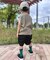 バルーンタックハーフパンツ  5分丈