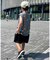 バルーンタックハーフパンツ  5分丈