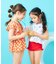 【WEB限定/UVカット】フリルペプラムセパレート水着 UVカット