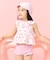 【WEB限定/UVカット】フリルペプラムセパレート水着 UVカット