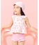 【WEB限定/UVカット】フリルペプラムセパレート水着 UVカット