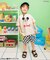 BREEZEMART　ワッペンハーフパンツ  5分丈