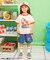 BREEZEMART　ワッペンハーフパンツ  5分丈