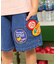 BREEZEMART　ワッペンハーフパンツ  5分丈