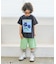 ひんやりスターポケットハーフパンツ  5分丈 接触冷感