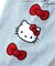 サンリオキャラクターズ　スカラップデニムサロペ