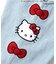 サンリオキャラクターズ　スカラップデニムサロペ