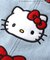 サンリオキャラクターズ　スカラップデニムサロペ