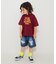 WEB限定  ダメージデニムハーフパンツ  5分丈