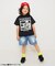 WEB限定  ダメージデニムハーフパンツ  5分丈