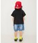 WEB限定  ダメージデニムハーフパンツ  5分丈