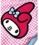 サンリオキャラクターズ　フェイスポケットパンツ  ショート丈