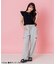サイドあきスウェットパンツ