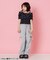 サイドあきスウェットパンツ