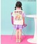 ティアードスカート風キュロット  ショート丈
