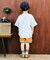 パイルハーフパンツ  4分丈