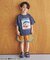 パイルハーフパンツ  4分丈