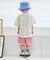 パイルハーフパンツ  4分丈