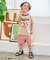 パイルハーフパンツ  4分丈