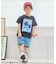 パイルハーフパンツ  4分丈