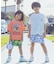 イロイロ柄ハーフパンツ  4分丈