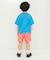 イロイロ柄ハーフパンツ  4分丈