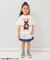針抜き半袖Tシャツ&裾レースフリルトップスセット