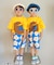 【リンク】総柄カットソーハーフパンツ  5分丈