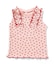 ノースリーブワッフルフリルTシャツ