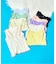 ノースリーブワッフルフリルTシャツ