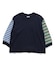 WEB限定  ゆったりシルエット無地・ボーダーTシャツ