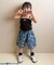【リンク】ワイドタックショートパンツ  6分丈