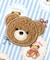 tiny bear Palette 総柄Tシャツ