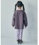DAISUKI 総柄パンツ  9分丈