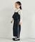 ワッフルバレルパンツ  10分丈