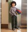 バレルレッグデニムパンツ  10分丈
