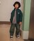 バレルレッグデニムパンツ  10分丈
