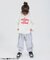 girlsバレルレッグスウェットパンツ  10分丈