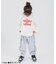 girlsバレルレッグスウェットパンツ  10分丈
