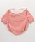 カレッジロゴ衿付きボディースーツ