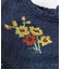 クロスステッチ刺繍ボディースーツ