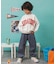 ハイネックリブボーダーTシャツ